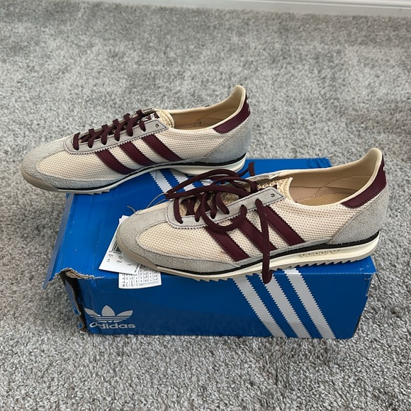 Adidas Sl 72 Burgundy & Cream - Picture 5 of 6